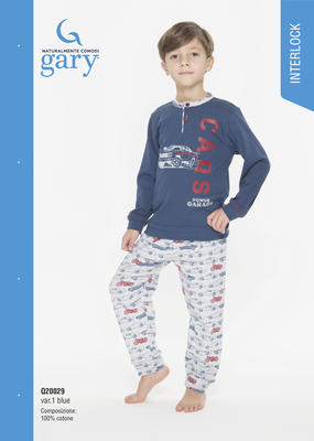 PYJAMAS FÜR JUNGEN M/L Q30029 Tellini S.R.L. Großhandelskleidung